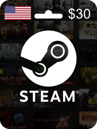 Tarjeta Steam Gift Card 30 (US)