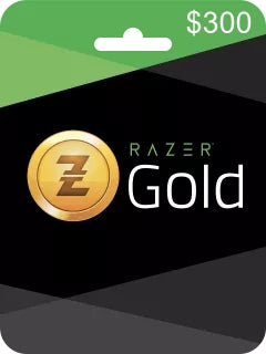 Tarjeta Razer Gold Gift Card 300 PIN (Global)
